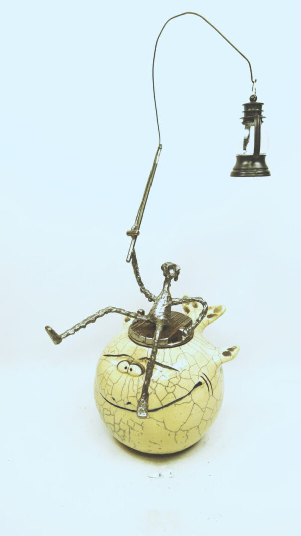 Skulptur 1 Anglerfisch – Bild 2
